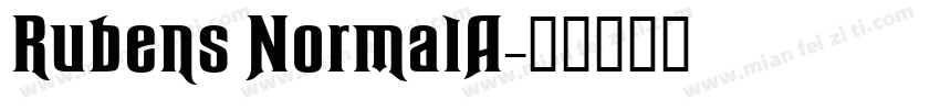 Rubens NormalA字体转换